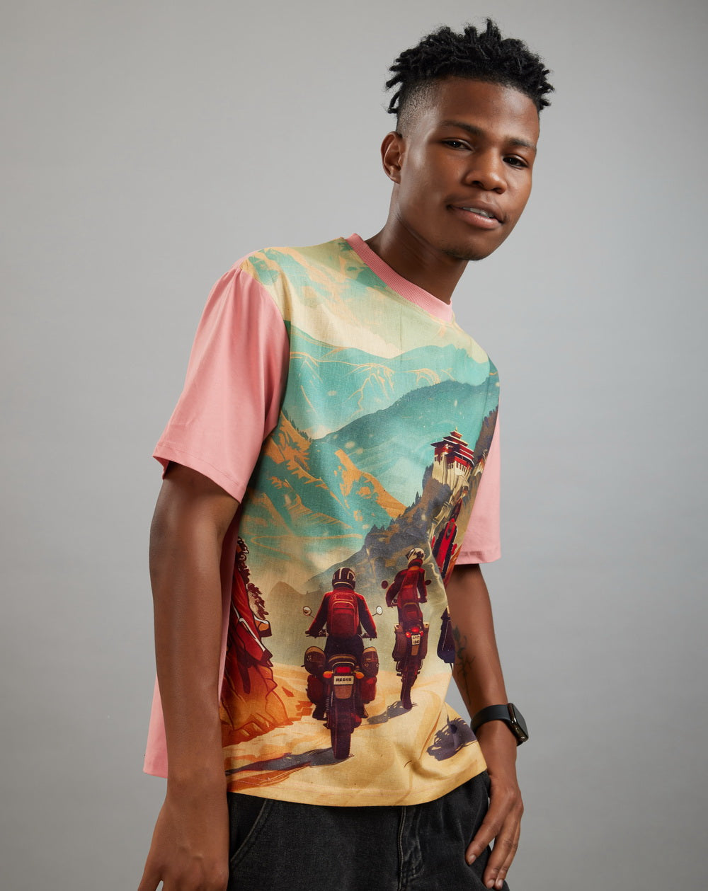 Nomad's Way (Oversize Linen T-Shirt) – KRAMPSTER®️
