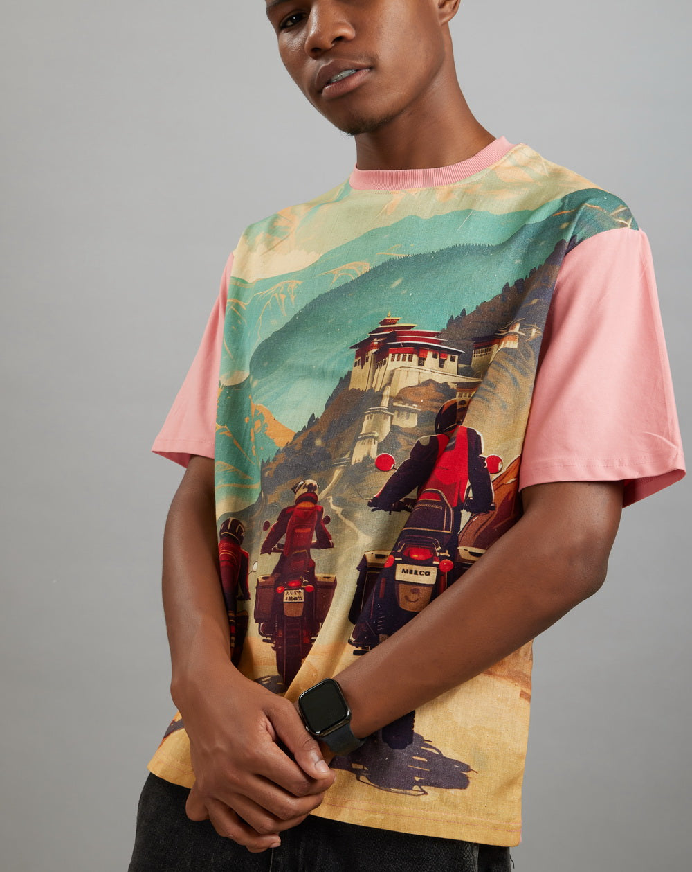 Nomad's Way (Oversize Linen T-Shirt) – KRAMPSTER®️