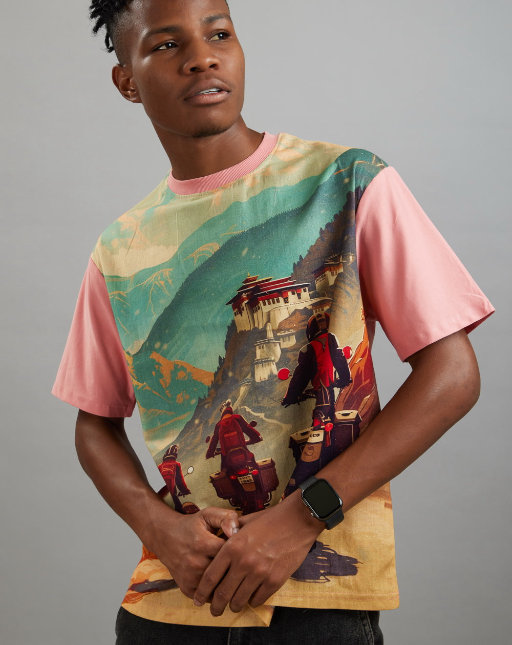 Nomad's Way (Oversize Linen T-Shirt) – KRAMPSTER®️