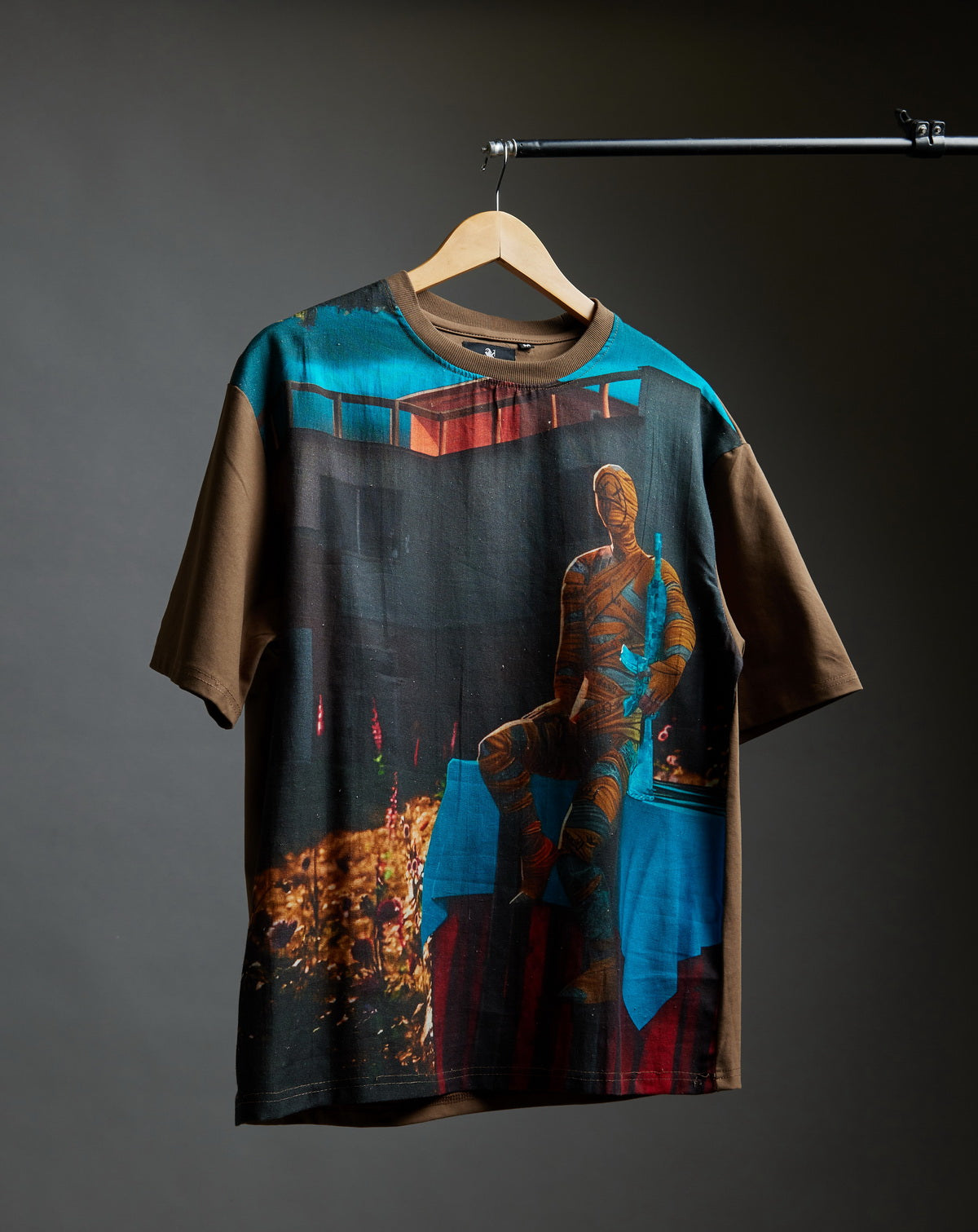 PUBG Mummy (Oversize Linen T-Shirt) – KRAMPSTER®️