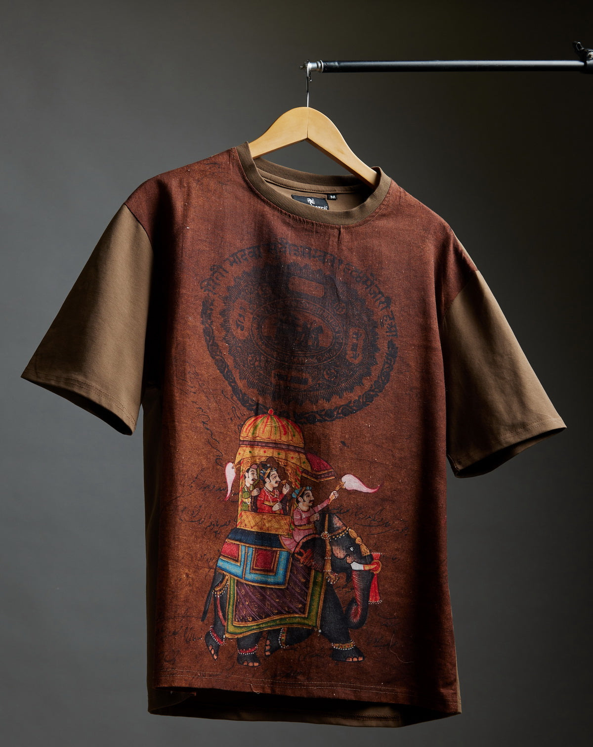 Echoes of Empire (Oversize Linen T-Shirt) – KRAMPSTER®️