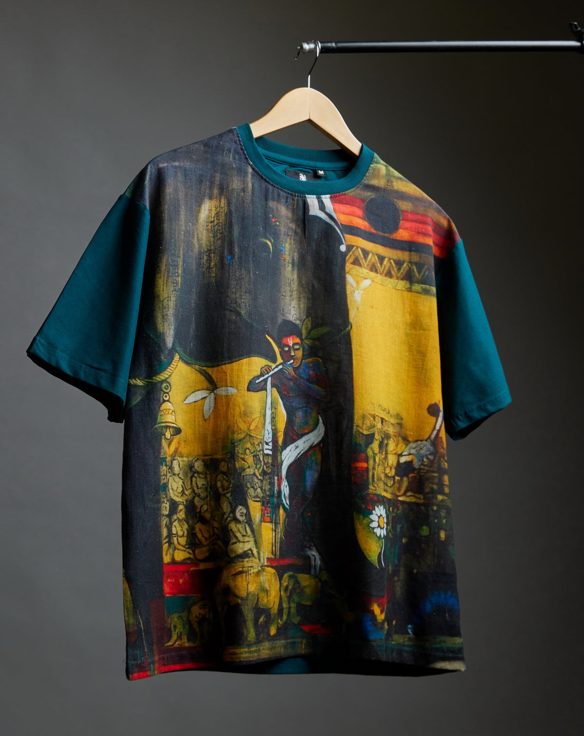 Gods & Guardians (Oversize Linen T-Shirt) – KRAMPSTER®️