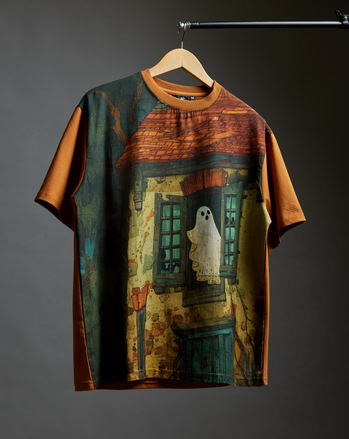 Peekaboo Porch (Oversize Linen T-Shirt) – KRAMPSTER®️