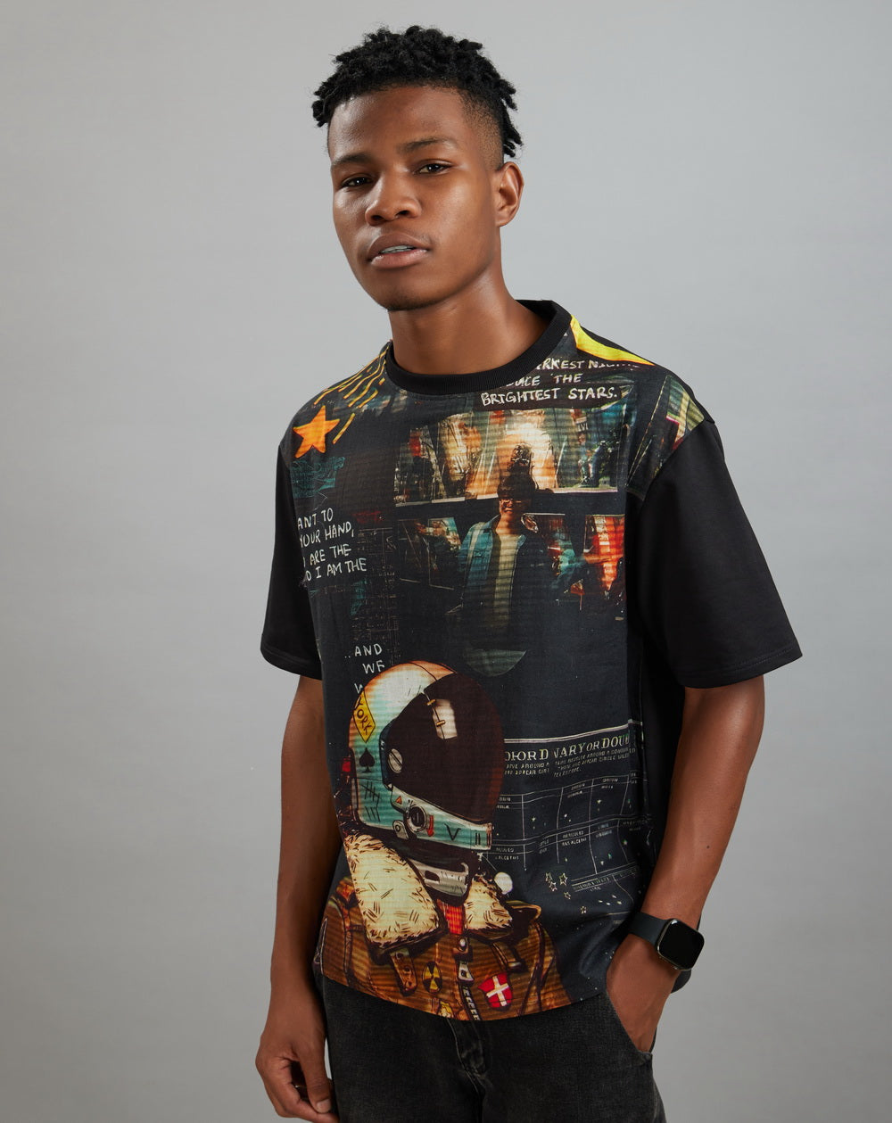 Dream Astronaut (Oversize Linen T-Shirt) – KRAMPSTER®️