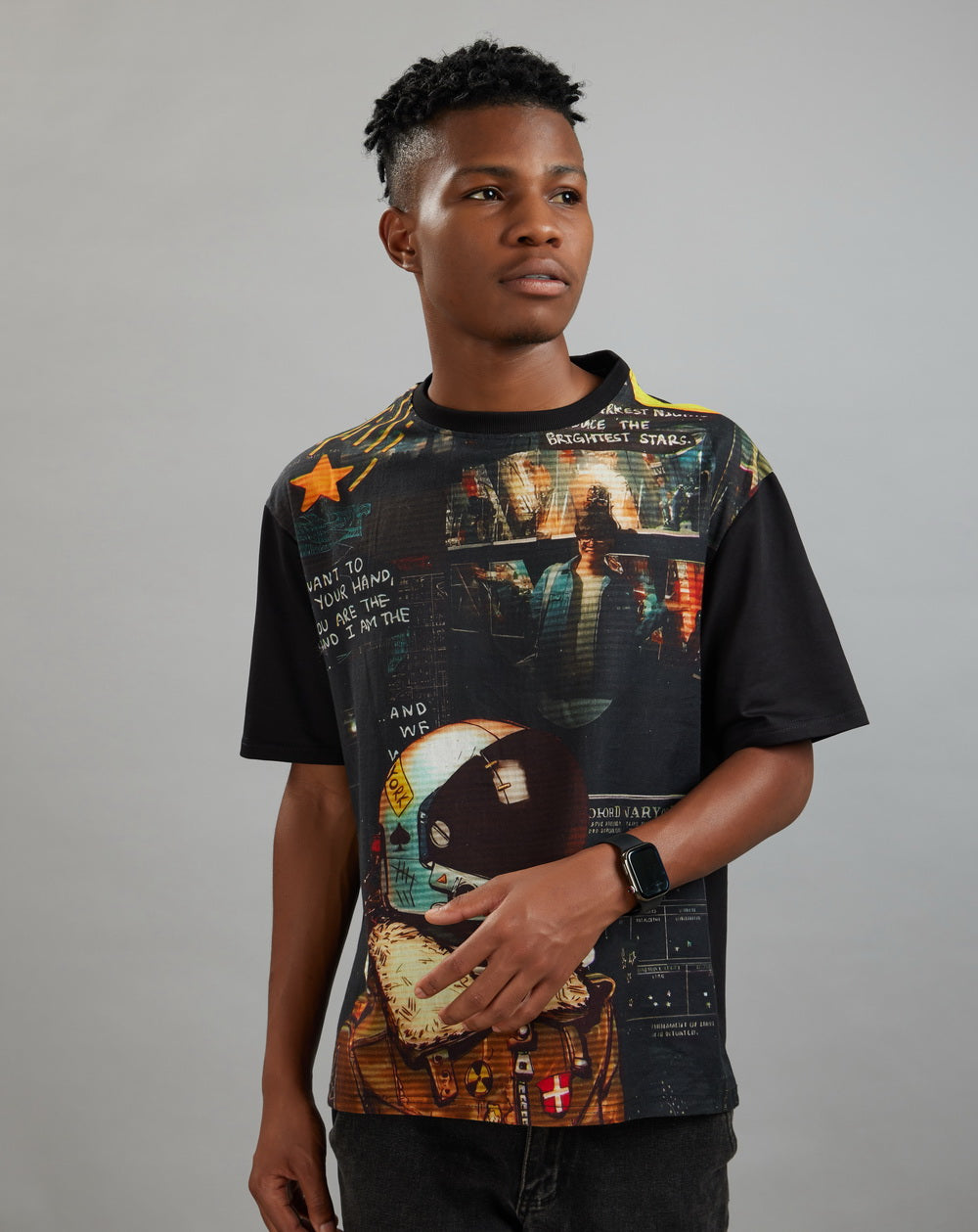 Dream Astronaut (Oversize Linen T-Shirt) – KRAMPSTER®️