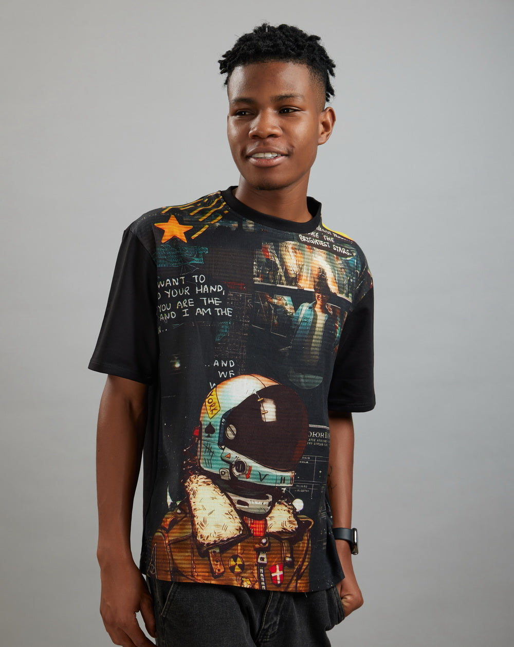 Dream Astronaut (Oversize Linen T-Shirt) – KRAMPSTER®️