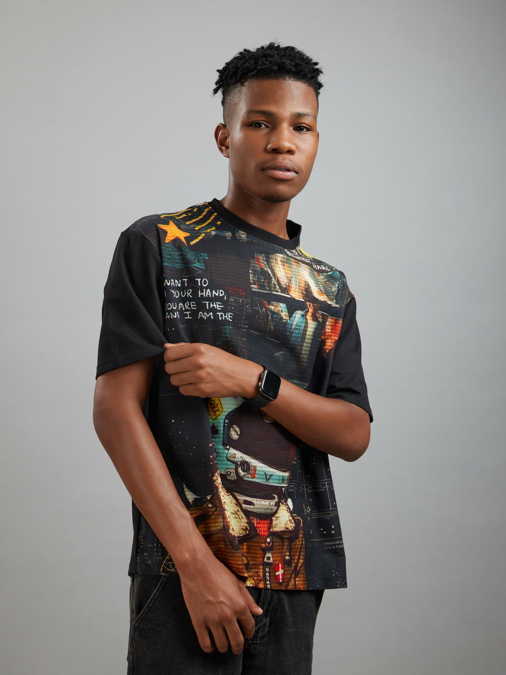 Dream Astronaut (Oversize Linen T-Shirt) – KRAMPSTER®️
