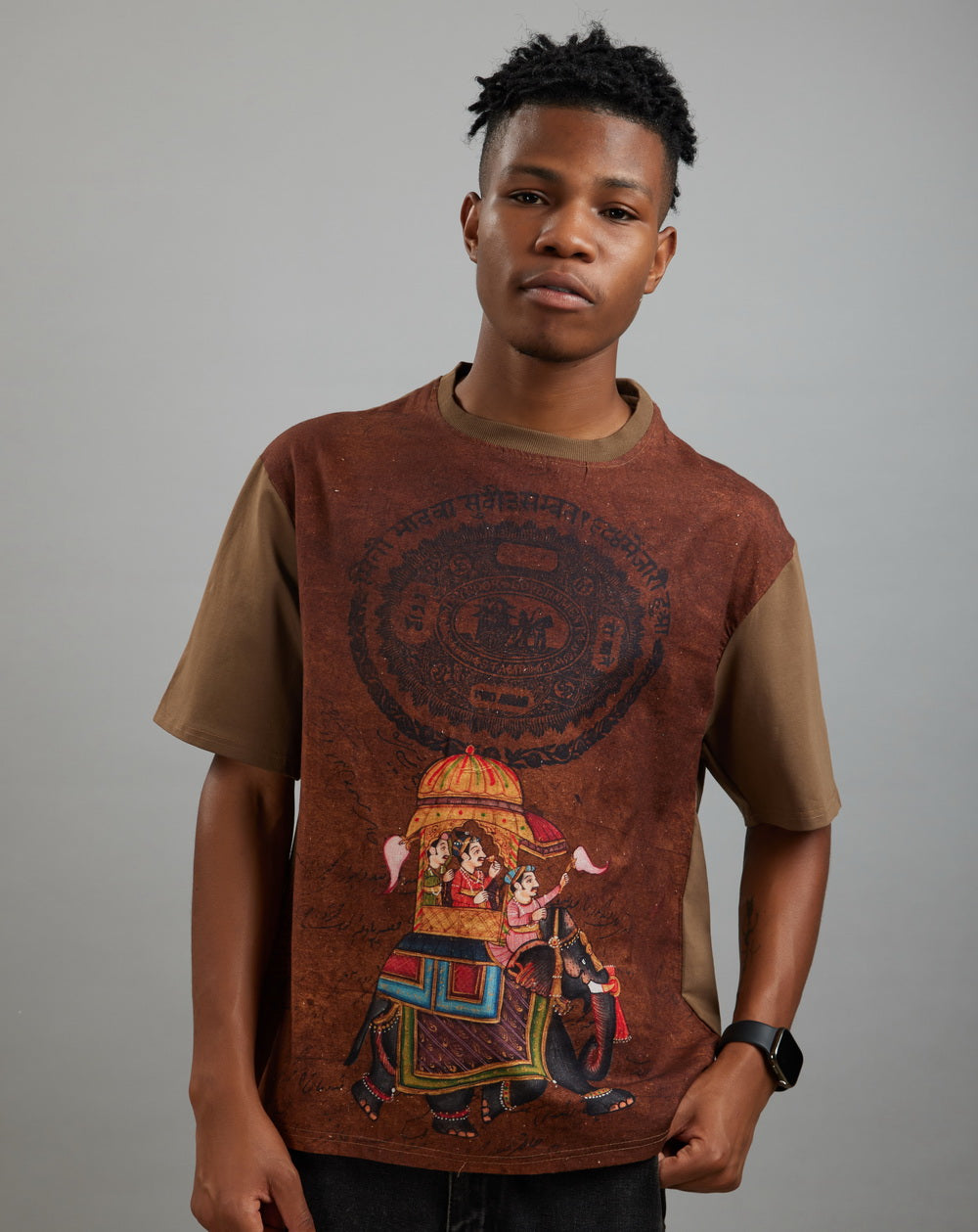 Echoes of Empire (Oversize Linen T-Shirt) – KRAMPSTER®️