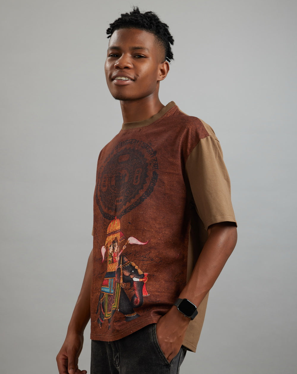 Echoes of Empire (Oversize Linen T-Shirt) – KRAMPSTER®️