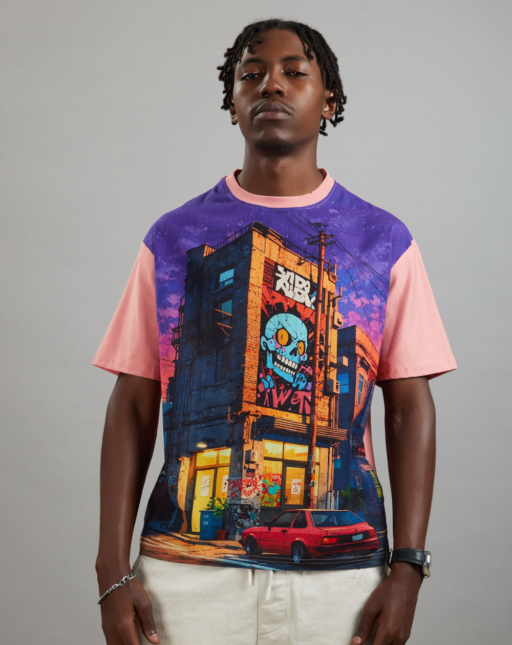 Tokyo Drip (Oversize Linen T-Shirt) – KRAMPSTER®️