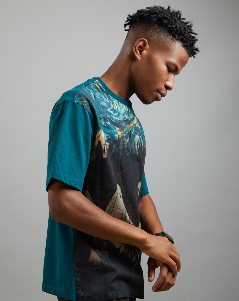 Spook Squad (Oversize Linen T-Shirt) – KRAMPSTER®️